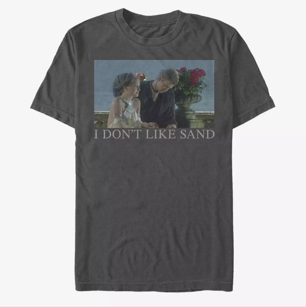 Star Wars I Don't Like Sand Extra Soft T-Shirt Size M